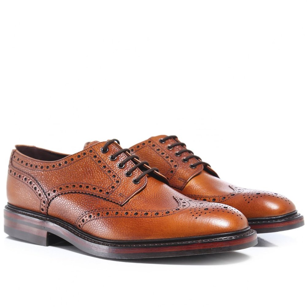 LOAKE for HERRING Shoes Wingtip Blucher UK 6 US 7 Country Goodyear England